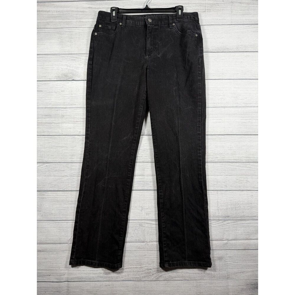 Sonoma Life + Style Women’s 14 Avg Black Original Straight Stretch Jeans 4121